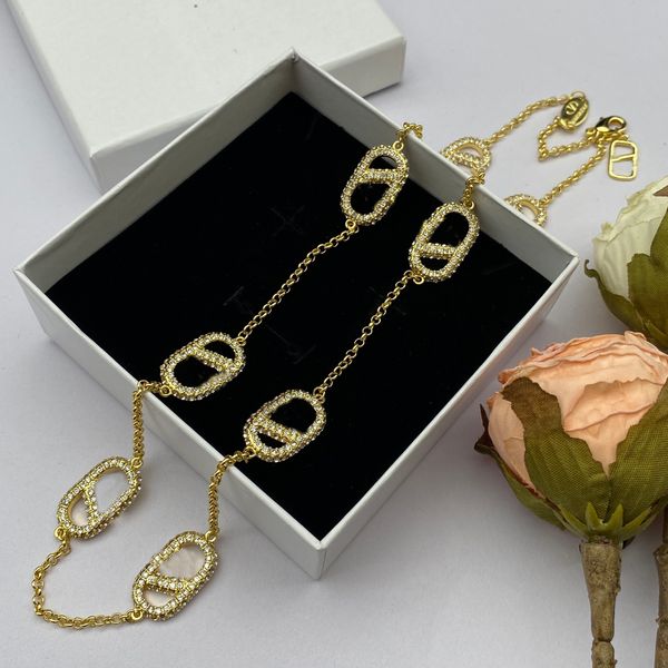Pendant Necklaces Letter Designer Necklace Woman Gold Hgh Elegant Pendant Women designer chokers necklaces Jewelry Gift
Pendant Necklaces Letter Designer Necklace Woman Gold Hgh Elegant Pendant Women designer chokers necklaces Jewelry Gift