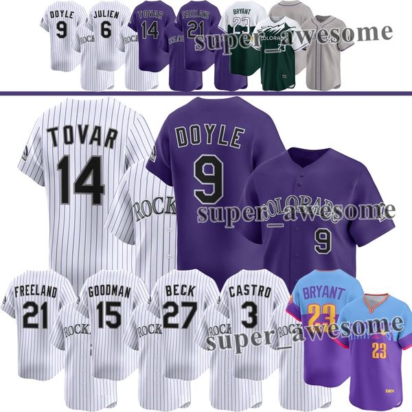 ColoradoS Rockies Baseball Jersey Ezequiel Tovar Brenton — compare prices at CompareOffers