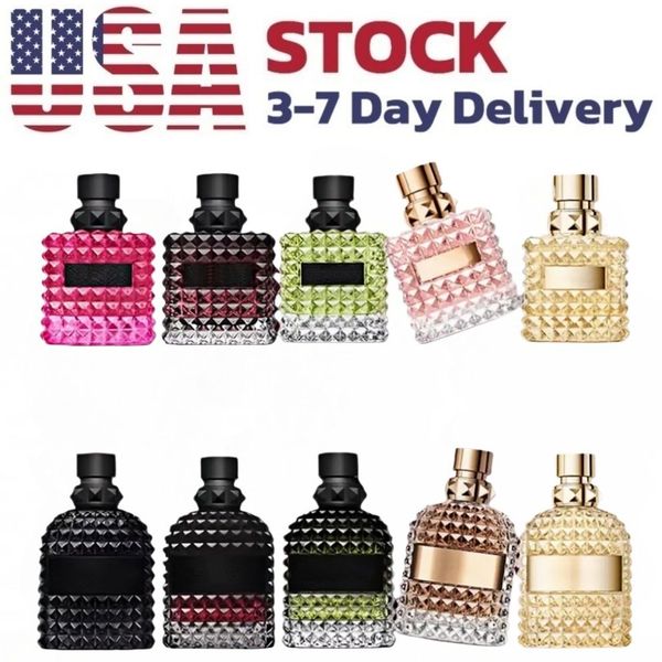 Man Women Intense Perfume Fragrance 100ml Uomo Dona Ivory Coral Fantasy Parfum Long Lasting Smell Brand EDP Neutral Unisex Cologne Spray Body Mist High Quality