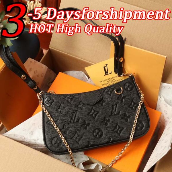 Hot Top Designer Bag Shoulder Bag Chain Leather Embossed Crossbody Flower Chain Bag Women s High Quality Black Classic Luxury Bag Handbag Wallet