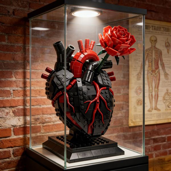 Heart Rose Building Blocks Punk Anatomical Heart Model Ornament, Multicolor
Heart Rose Building Blocks Punk Anatomical Heart Model Ornament, Multicolor