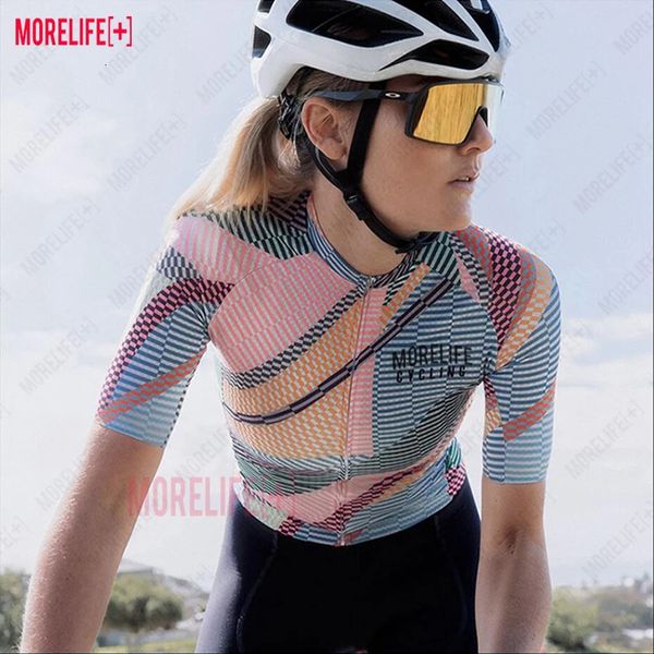 MLC Cycling Triathlon Women Cycling Jumpsuit Short Sleeve Set Ropa Ciclismo Mujer Summer Cycling Jersey Short 260324BJ
