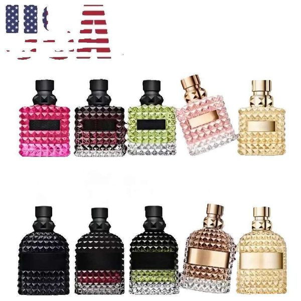 Man Women Intense Perfume Fragrance 100ml Uomo Dona Ivory Coral Fantasy Parfum Long Lasting Smell Brand EDP Neutral Unisex Cologne Spray Body Mist High Quality
