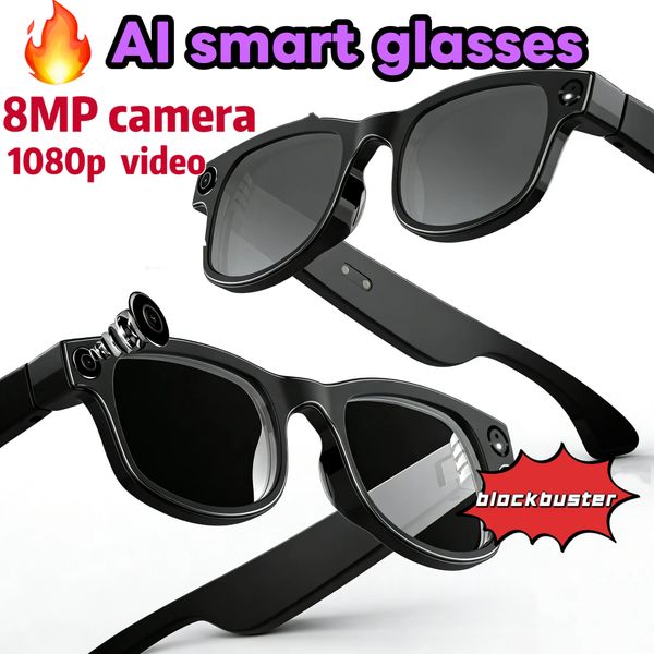 AIMB-G1, G2, G3 Smart Glasses, 8MP Camera, 1080P HD Video, AI Voice, Bluetooth Call Multi-Functional Glasses