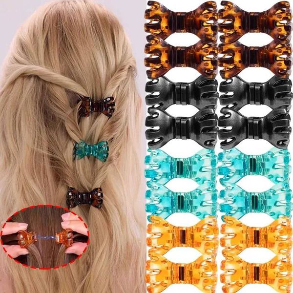 Magnetic Bow Half Zip Small Grip Clips for Women's Back of The Head 2026 New High-end Clip Hair Accessories ddmythur