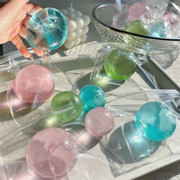 3 Sles Nee doh Maltose Squishy Toy Mochi Anti Stress Fidget Toy Soft Simulated Transparent Ball Quick-rebound Hand Relax Gift Z260326