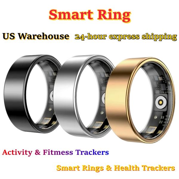 Smart Ring Health Tracker Waterproof Fitness Ring Heart Rate Monitor Blood Oxygen Step Counting Scientific Sleep Tracking multifunctional health tracker