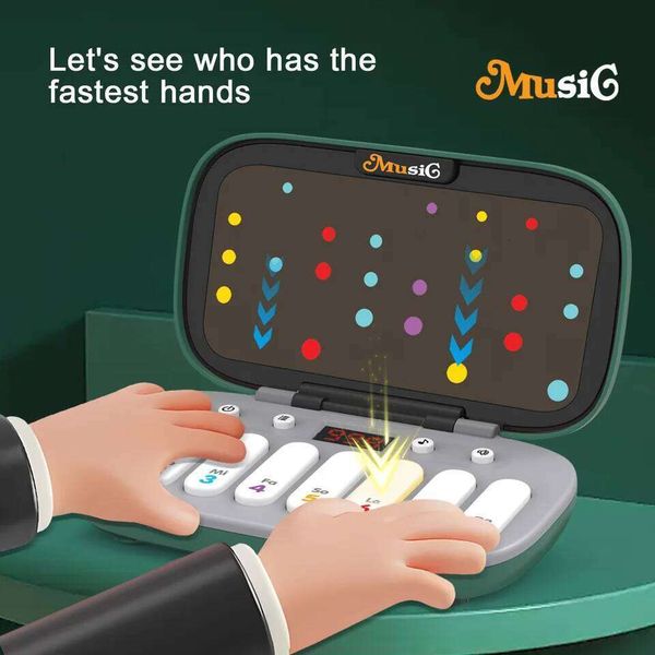 Electronic Keyboard Rhythm Master Piano Console Portable Puzzle Adventure Game Parent-Child Interactive Toy