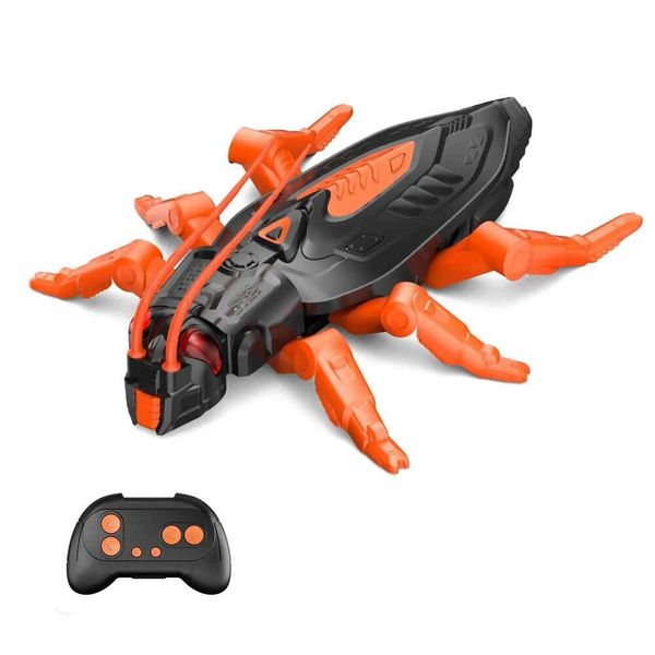 RC Wall Cockroach Robot - Rechargeable Remote Control Bionic Toy for Kids Boys Girls, Fun Crawling Prank & Party Game