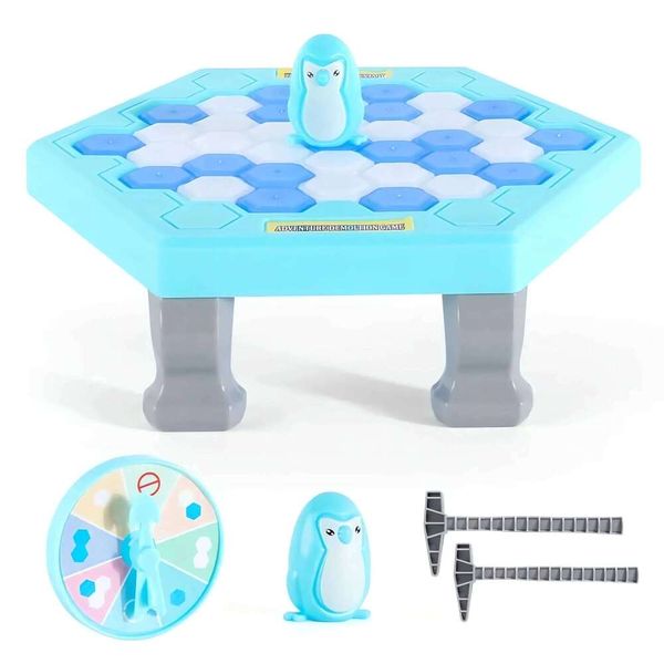 Penguin Ice Breaking Party for Kids Adults, Interactive Tabletop Toy with Hammer, Family Puzzle Game Birthday Gift 4-10+