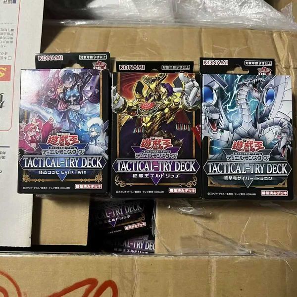 2026 New Hot Oriagial Yugioh Card Tactical-Try DECK Cyber Td01 /The Phantom Thief Duo Evil Twin Td02 / Eldlich Td03 Japanese NEW 197Toy