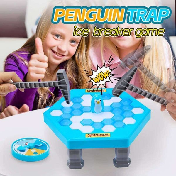 Children's Penguin Ice Breaking Game - Parent Child Interactive Puzzle Toy, Suitable for Family Gatherings, Perfect Gift
