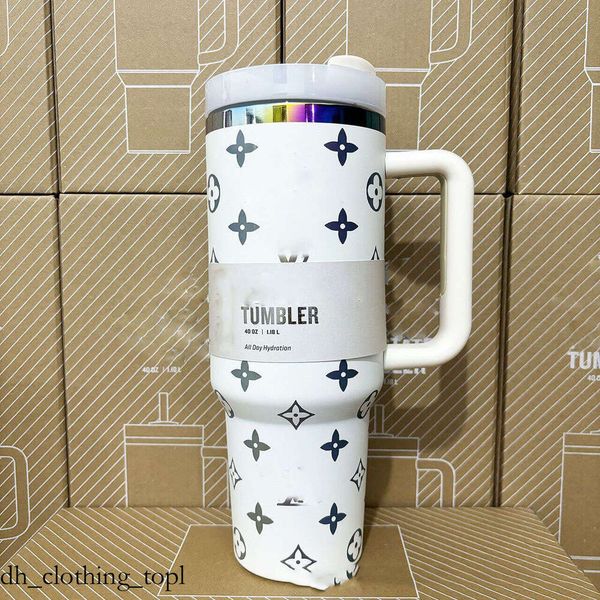 Stanleycup Blue Magnolia Tumblers Pink Rose Luxury designer — compare prices at CompareOffers