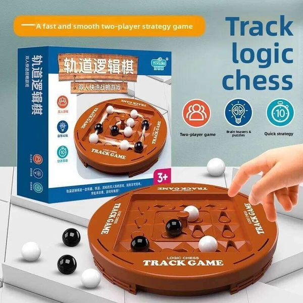 2025 TikTok Viral, Logical Thinking Board Two-Player Battle, Parent-Child Interaction, Strategy Game, Eco-ABS Material