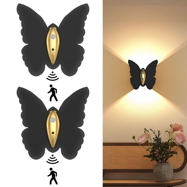 Butterfly Shaped Motion Sensor Wall Night Light Rechargeable Magnetic
Butterfly Shaped Motion Sensor Wall Night Light Rechargeable Magnetic