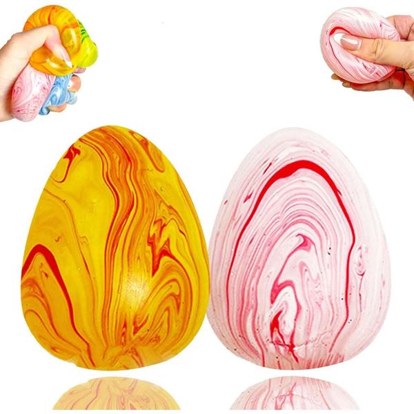 Easter Egg Squishy Fidget Toys, Slow Rising Colorful Marbled Balls, Stress Sensory Toys Anxiety Relief for ADD/ADHD Kids Adults Orange, Pink 641
Easter Egg Squishy Fidget Toys, Slow Rising Colorful Marbled Balls, Stress Sensory Toys Anxiety Relief for ADD/ADHD Kids Adults Orange, Pink 641