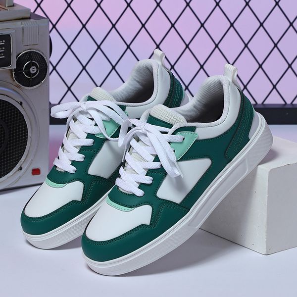 Fashion Kids Teen Men's shoes Women's Color Block Sneakers Casual Platform Walking Shoes Breathable Leather School Daily Fashion Shoes Free shipping, White powder blue
Fashion Kids Teen Men's shoes Women's Color Block Sneakers Casual Platform Walking Shoes Breathable Leather School Daily Fashion Shoes Free shipping, White powder blue