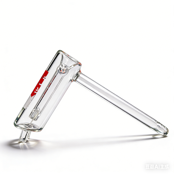 Thick heady Clear Bubbler Glass hammer water bong Inline Percolator Water tobacco smoking pipe for dry herb with balance dot