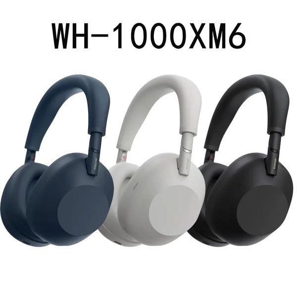 New Headphones WH-XM6 Headband Wireless Earphones Noise Canceling Bluetooth Studio Quality Sports Headsets WH-1000XM6 XM4 XM5