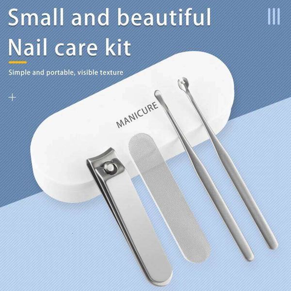 High-End Set Home Clipper Business Enterprise Gift Box Nail Pliers Manicure Tool 4 Sets Simple And Portable