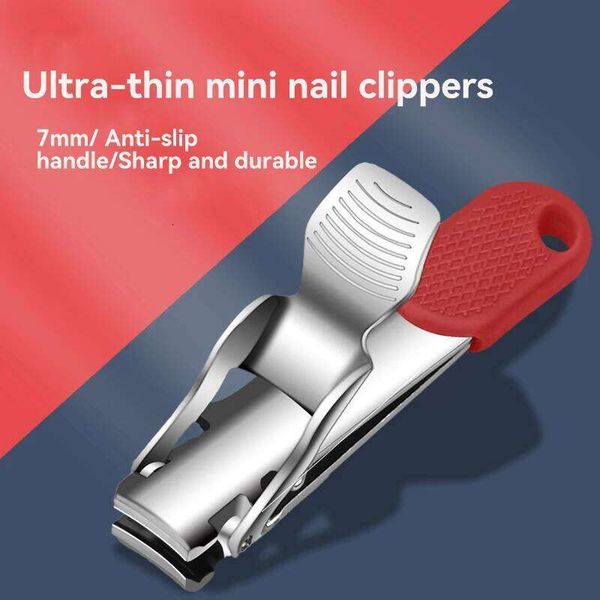 Portable stainless steel ultra-thin anti-splash clippers, mini manicure tools, nail art tools