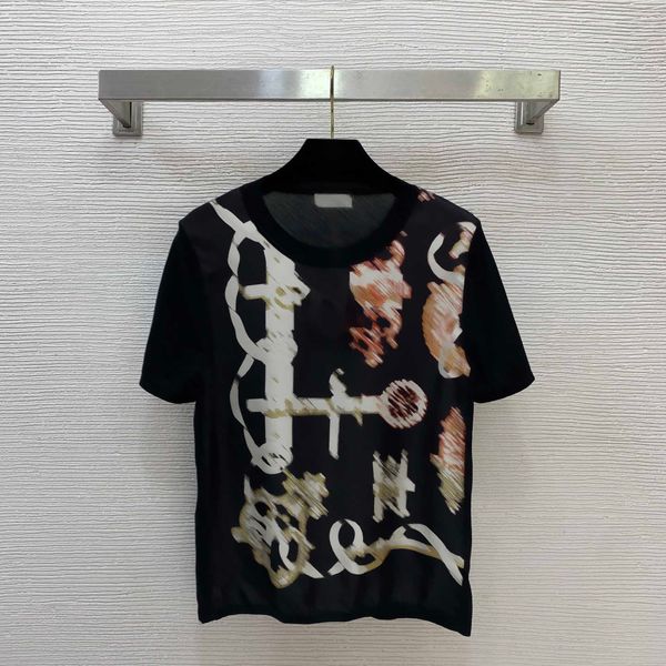 Silk-Tencel Short Sleeve Crew Neck Tee