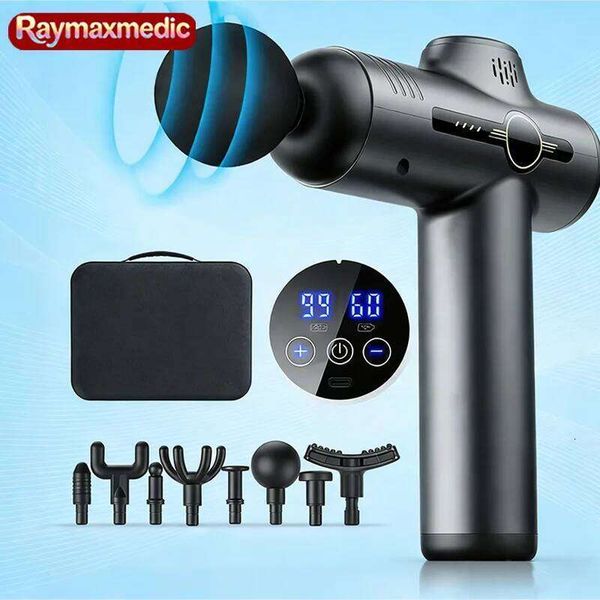 Raymax 99 Speed Electric Percussion Massage Gun Deep Tissue Body Massager for Neck Back Shoulder - Fitness Muscle Relaxation