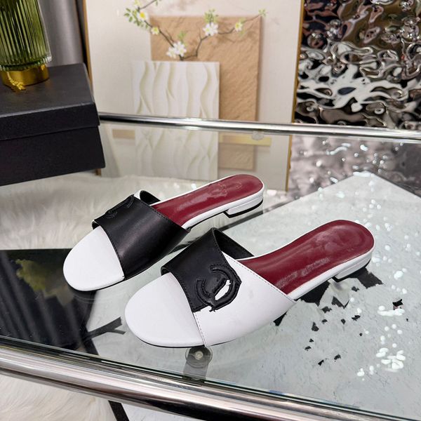 Ladies Luxury Brand Loafers Designer Thick High Heeled Leather Shoes Women's Casual High Heels Genuine Leather Outsole Sizes 35 43 hytr0001