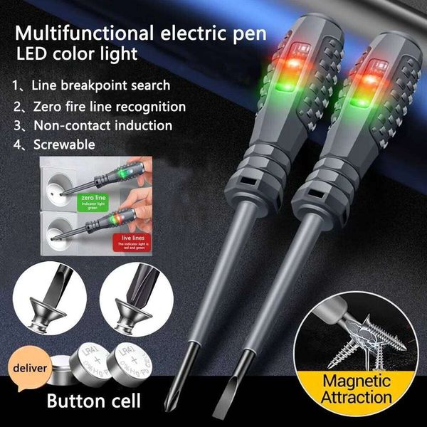 Multifunctional Electrician Screwdriver AC Non-contact Induction Test Pen Tester Pencil Voltage Detector Scr