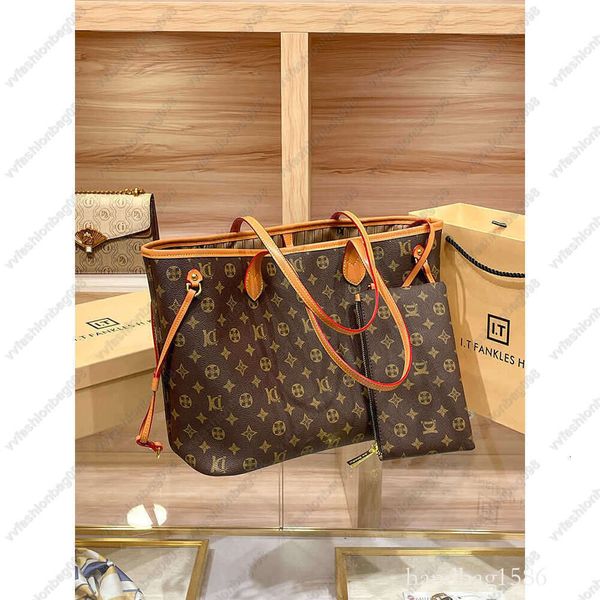 2 pieces Women Real Leather Handbags Luxurys Designers Bags women handbags Wallet Shoulder Bags shopping tote bags Purse Crossbody Bag With dust bag 08