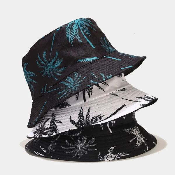 2024 Spring/Summer Suns-Protect Hat Bob Mens Fashion Coco Print Bucket Hat Unisex Fisherman Hat Womens Leisure Basin Cap260429
