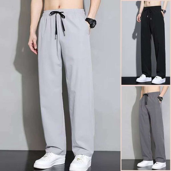 Ice Silk Men's Black Gray Thin Business Casual — compare prices at CompareOffers