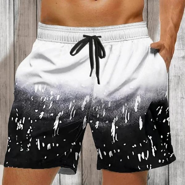 Men Gradient Color 3D Geometric Print QuickDry Casual — compare prices at CompareOffers