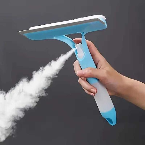 Glass Wiper 3-in-1 Multi-functional Spray Wiper Hair Wiper Cleaning Brush Bathroom Mirror Wiper Window Glass Cleaning X260504
