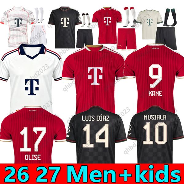 S-4XL KANE 25 26 27 soccer jerseys LUIS DIAZ OLISE CANCELO DAVIES DE LIGT 2026 football shirt MUSIALA GNABRY GORETZKA MULLER Wiesn men kids kits KIMMICH