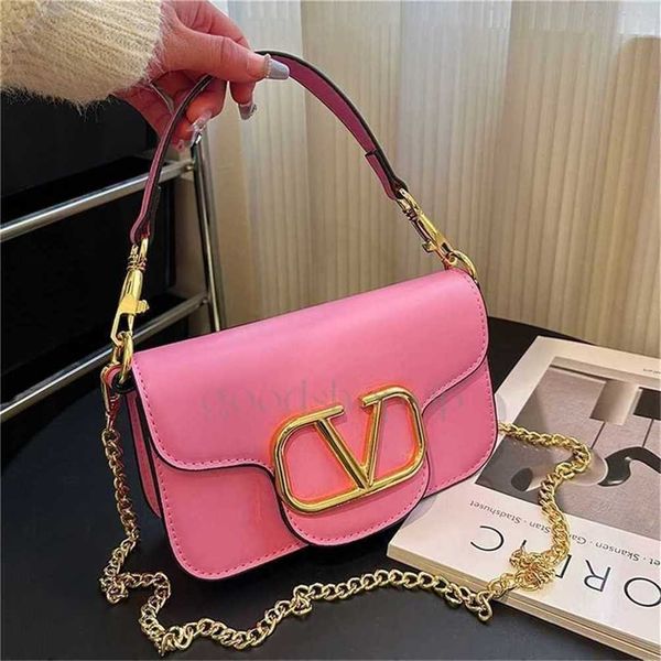 Luxurys Brand Bag Messenger Is Fresh Sweet Cute Age Reducing Small Square Chain…