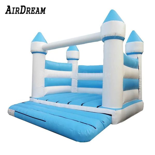 Personalised Blue and white Inflatable Wedding's Jumping bouncer , Bounce House caste For wedding party events