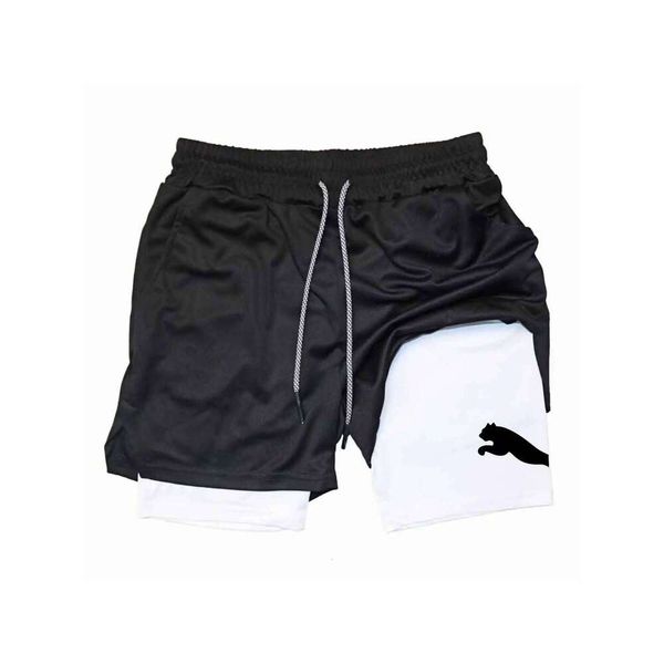 DHgate 2026 Summer Sports 2-in-1 Gym Slow Running Casual Sportswear Fitness Double Layer Shorts 26W0506 sold by DHgate