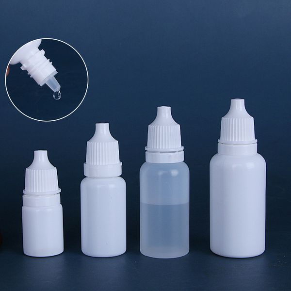 5-50ml Plastic Squeeze Dropper Bottles, Refillable Empty Liquid Bottles with Twist Cap, Leakproof Dispensing Containers for Essential Oils, Eye Drops, Liquids