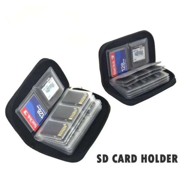 Case Holder Wallet Memory Card Storage Bag Carrying 22 Slots for CF/SD/Micro SD/SDHC/MS/DS Game Accessories memory card box