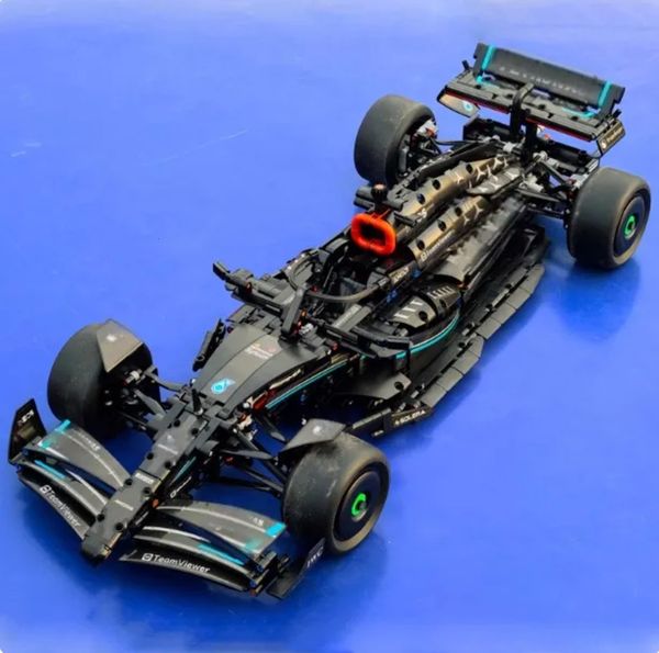 2026 Build Block Set High-Quality 1642Pcs F1 Toy Brick Racing Compatible Building Blocks Sports Car brick Mechanical Group Boys Assembly Brick Holi