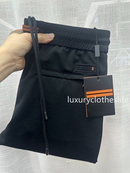 Designer Pants Men Thin Pocket Zipper Casual Pants in Spring and Summer Straight Sweatpants Plus Size Pants ZG1289