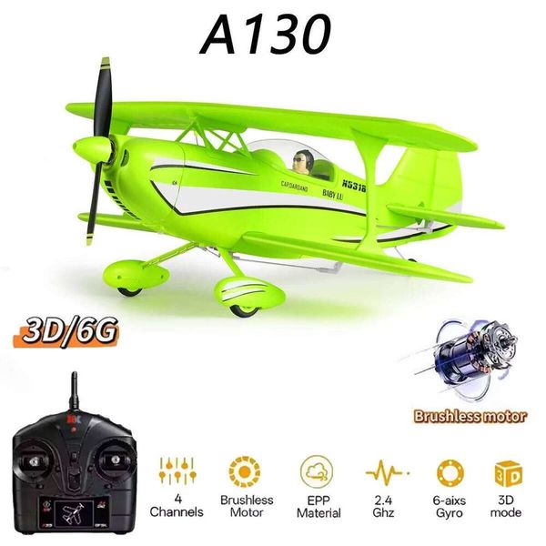 2026 WLtoys Remote-Controlled Aircraft A310 Brushless Motor 3D/6G With Gyroscope Dual Wings Four Channel Airplane Boy Toy Gift 26Y0508