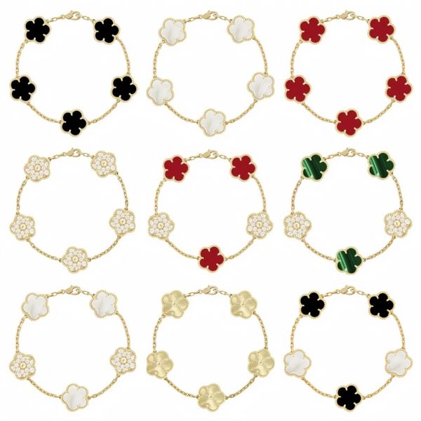 5 Flower Bracelet Designer For Women Clover Bracelet Luxury…