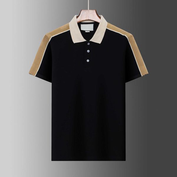 Summer designer mens polo shirt short sleeved letter printed pattern clothing mens polos t-shirt