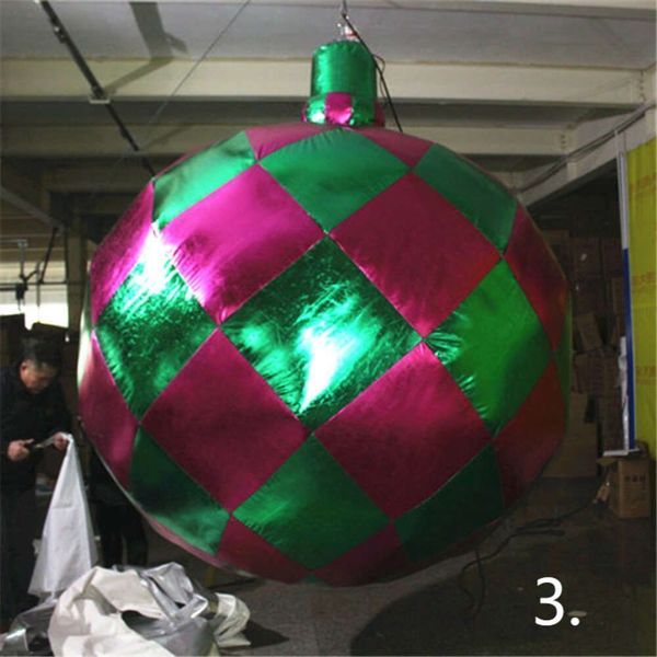 Outdoor Christmas Inflatable Balloon - 2m (6.5ft) with Built-in Blower for Festive Events & Party Decor