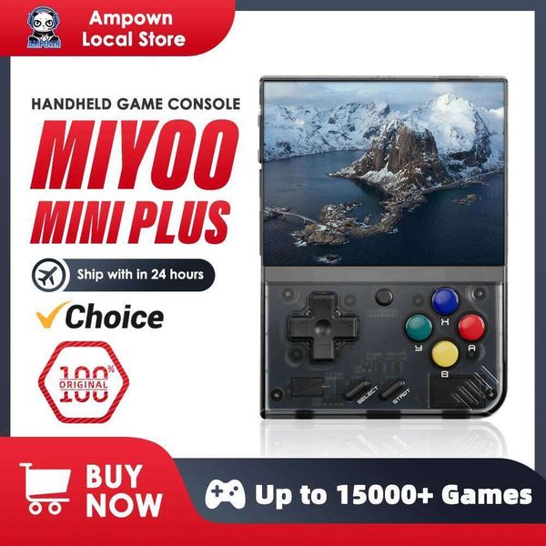 MIYOO Mini Plus Portable Retro Handheld V2 Mini+ I Screen Classic Video Game Console Linux System Children's Gift 26Y0509