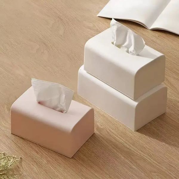 Tissue Box Cover Toilet Paper Box Napkin Simple Stylish Tissue Paper Dispenser Home Car Organizer 260508
