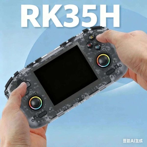 RK35H Handheld Liunx System Retro Portable Game Console 3.5 Inch I 4K HD 20000 Classic Games 26L0509