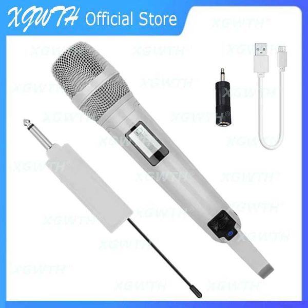 Wireless Microphone UHF Handheld Dynamic Mic Karaoke System SKM9000 Rechargeable Receiver DJ Studio Speaker Amplifier Theater S260508